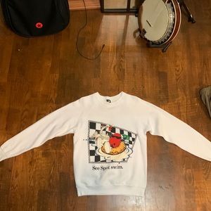 Good quality, vintage see spot swim (seven up) sweater.